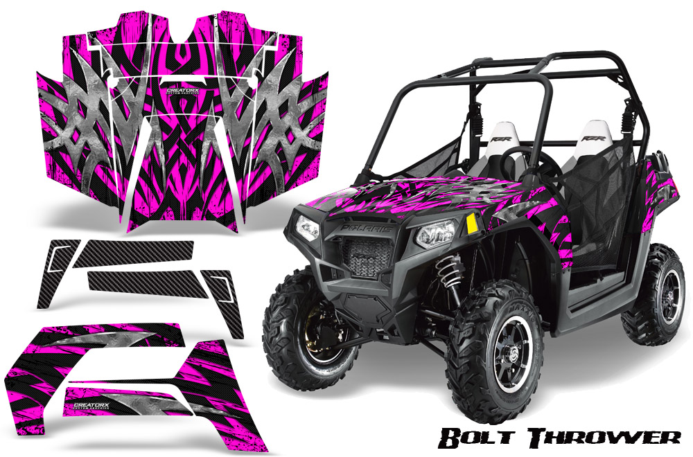 POLARIS RZR 800 2011 Graphics Kit Bolt Thrower Pink